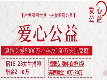 正安捐卵助孕生子 爱心志愿者招募